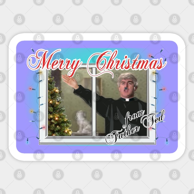 Father Ted Christmas Sticker by Loganferret